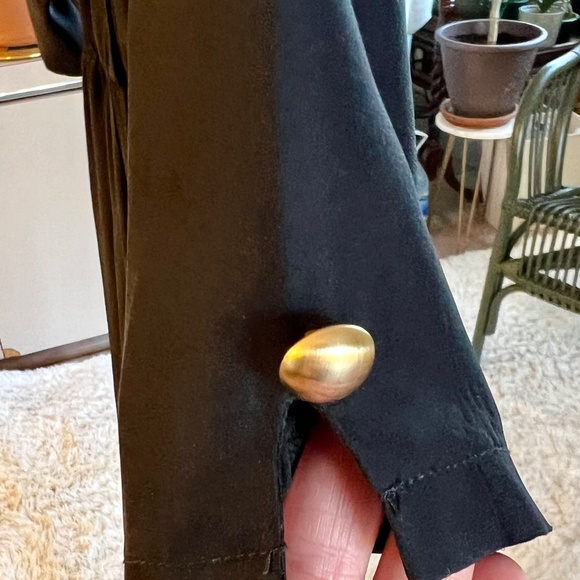 Karina Grimaldi Black Silk Jumpsuit - Picture 5 of 7